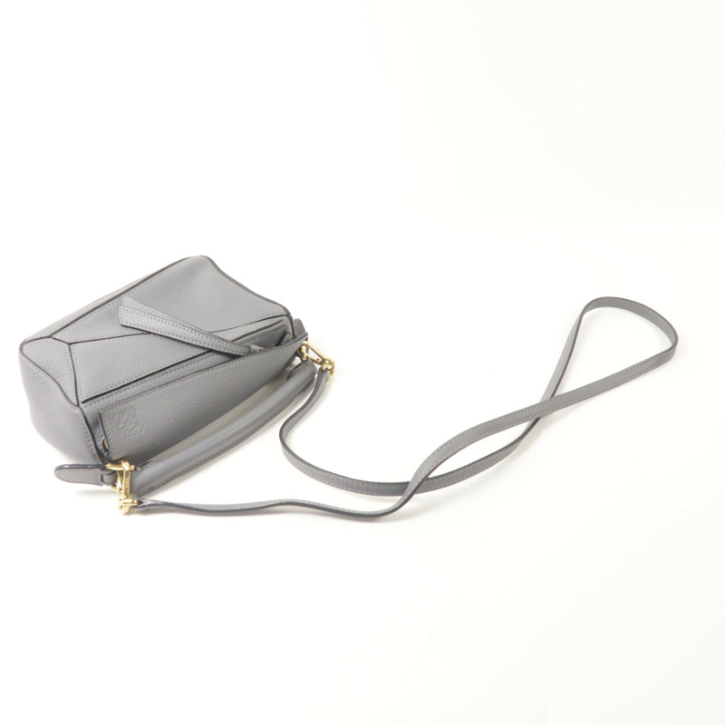 LOEWE 牛皮皮革Mini Puzzle手挽肩背兩用袋-8