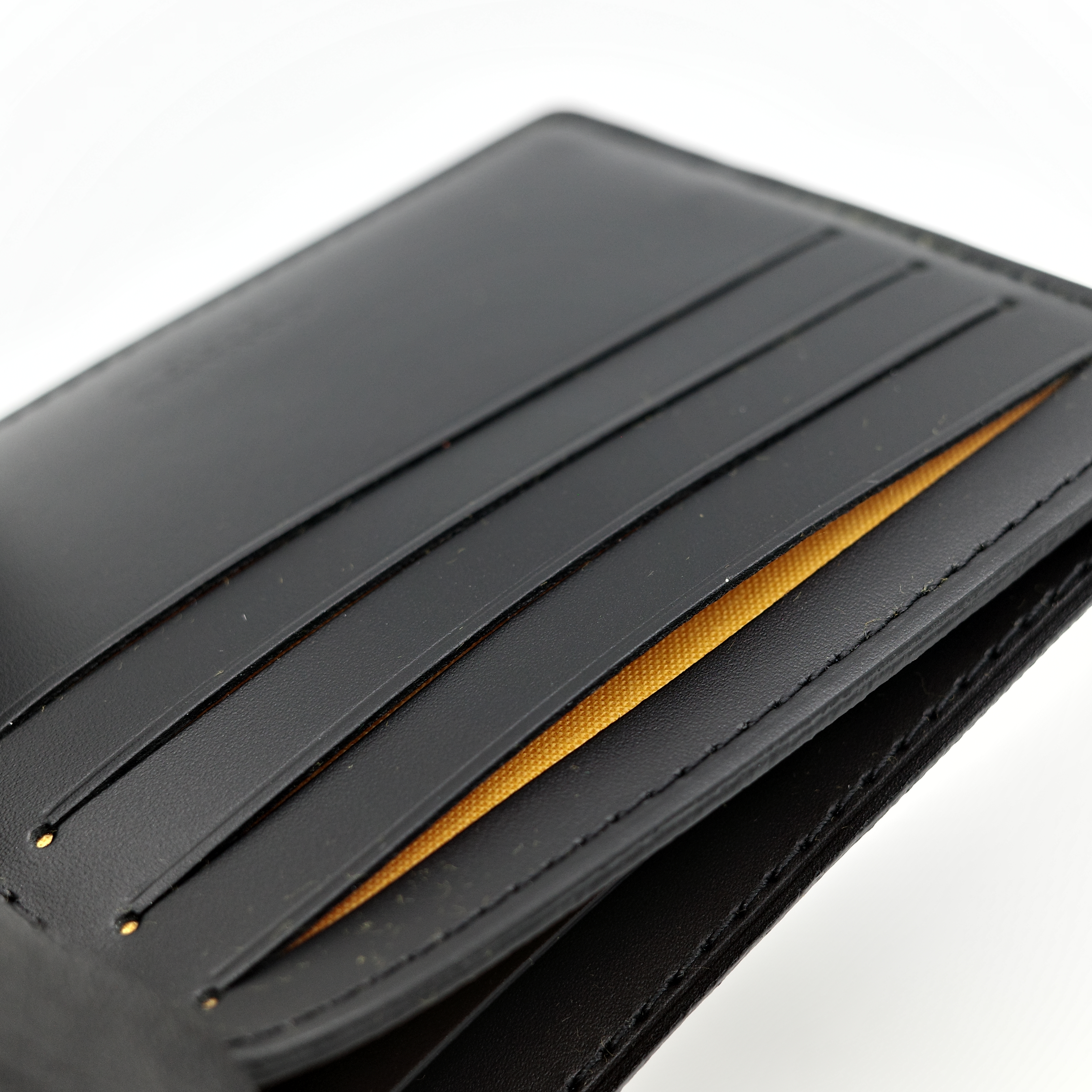 Goyard 戈雅 牛皮 黑色 對開短夾-6