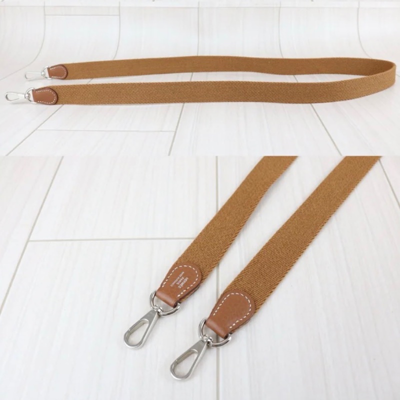 「JL精品代購」9新 Hermes 愛馬仕 mini evelyne 棕銀-11