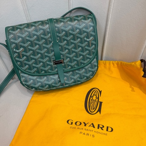 GOYARD 綠色郵差袋 S SIZE XC449