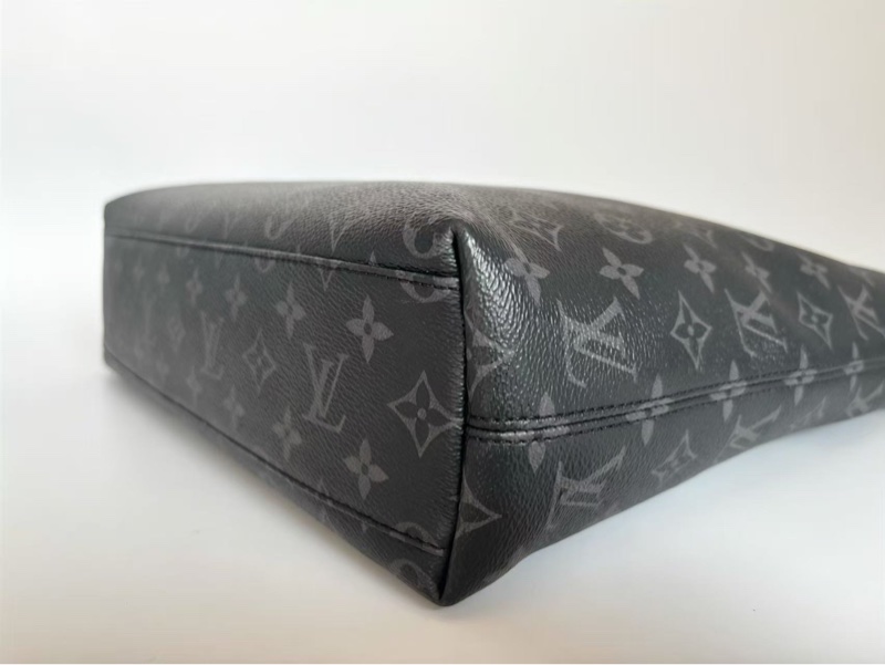 【全網最低價✨狀況超好】Louis Vuitton Explorer黑花拼皮男士公文包-2