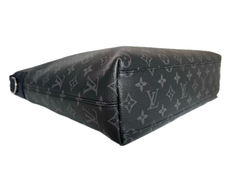 【全網最低價✨狀況超好】Louis Vuitton Explorer黑花拼皮男士公文包-4