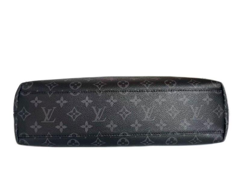 【全網最低價✨狀況超好】Louis Vuitton Explorer黑花拼皮男士公文包-5
