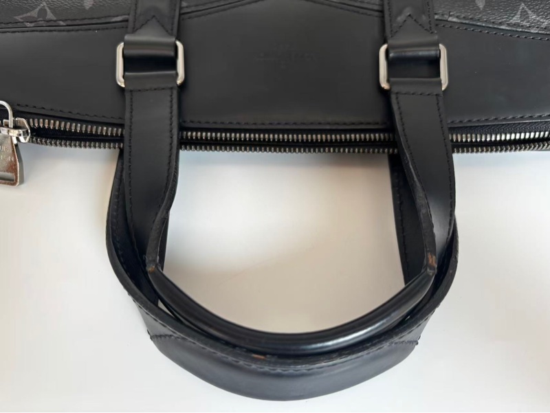 【全網最低價✨狀況超好】Louis Vuitton Explorer黑花拼皮男士公文包-7