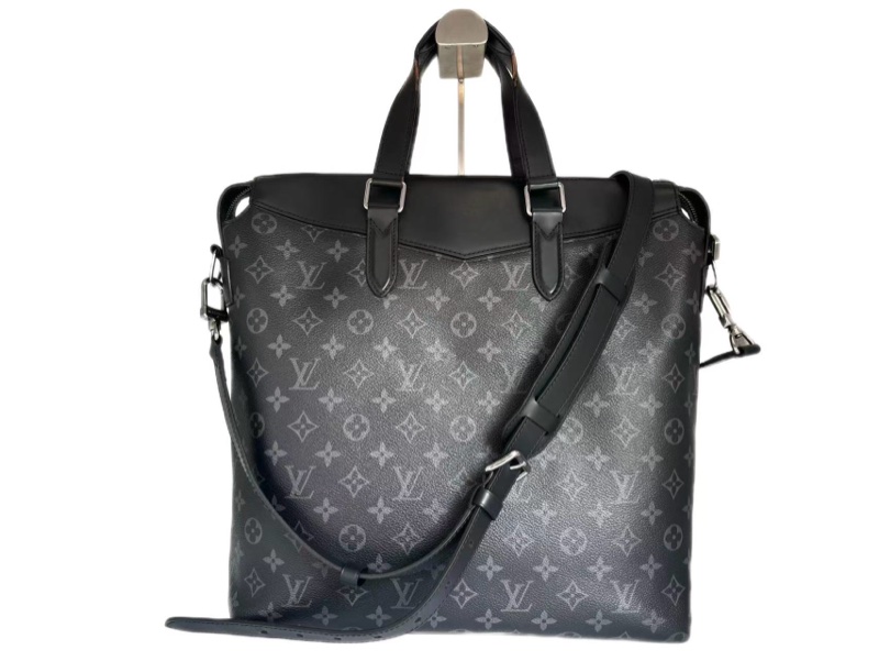 【全網最低價✨狀況超好】Louis Vuitton Explorer黑花拼皮男士公文包-8