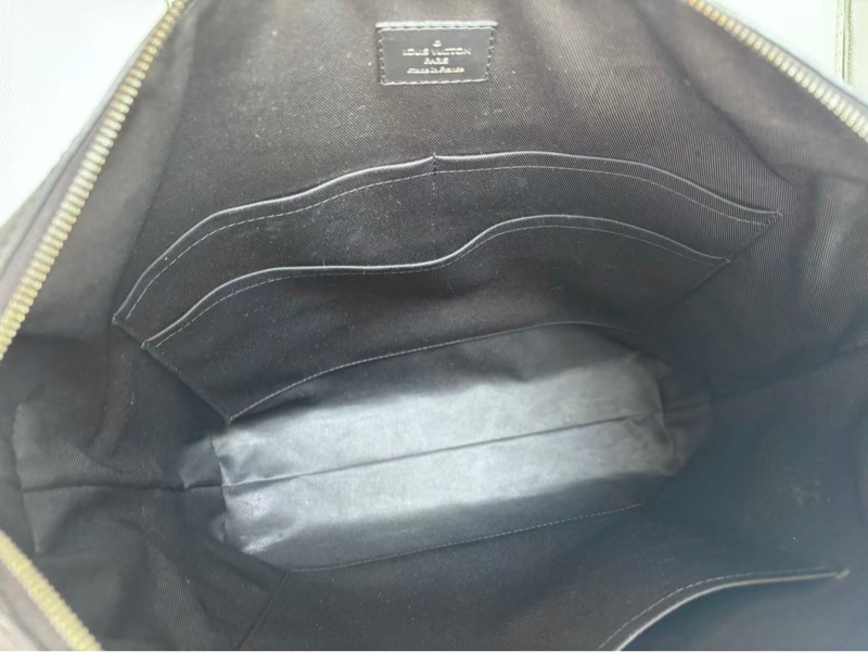 【全網最低價✨狀況超好】Louis Vuitton Explorer黑花拼皮男士公文包-11