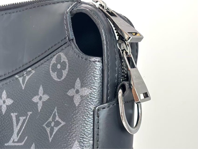 【全網最低價✨狀況超好】Louis Vuitton Explorer黑花拼皮男士公文包-12