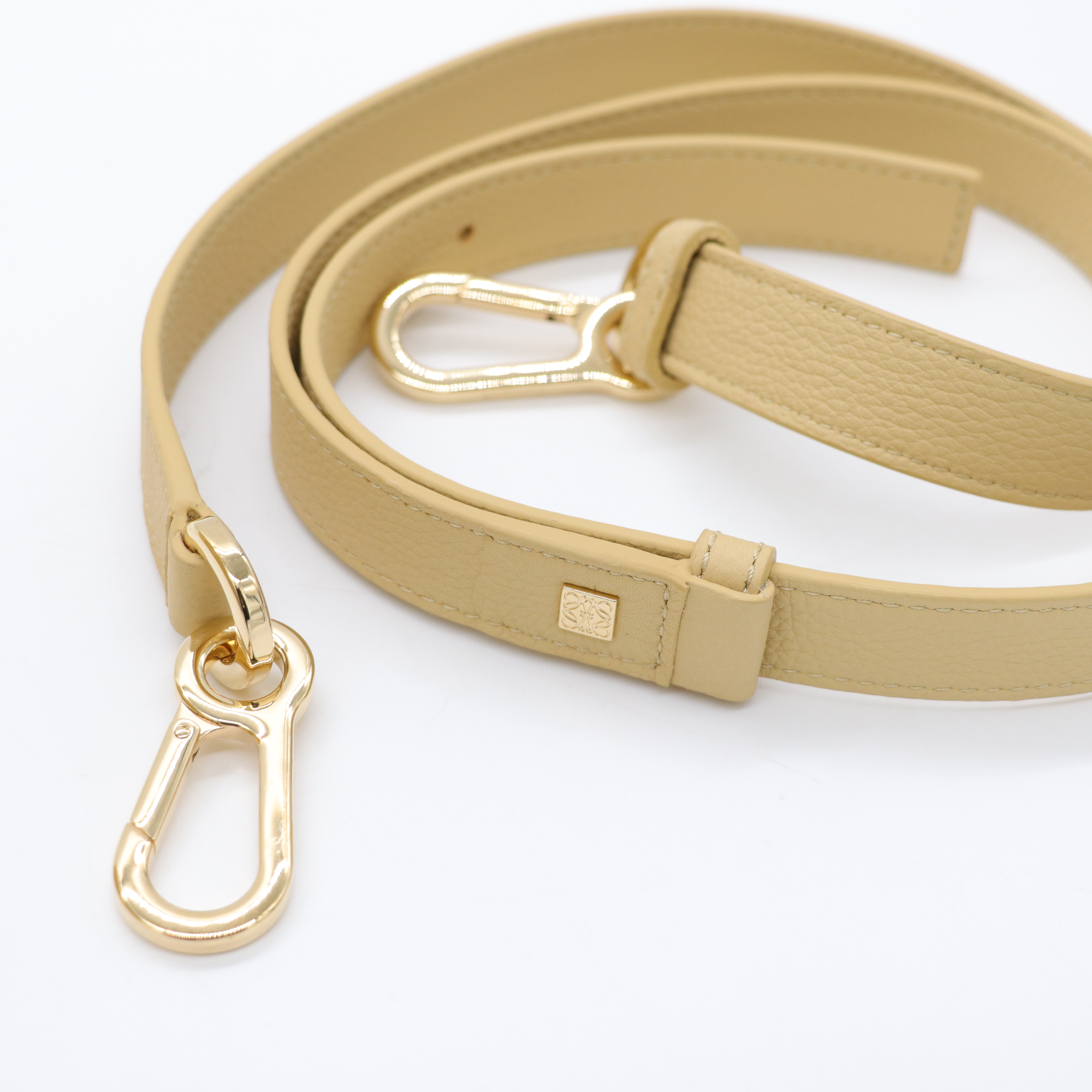 Loewe 羅威 Puzzle 奶油色 小號 肩背包-8