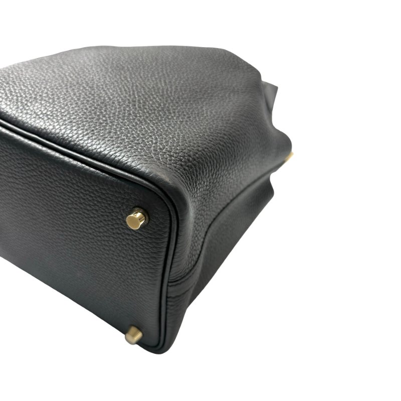 Unused HERMÈS Picotin 18 Handbag Black GHW-6