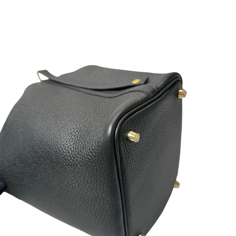 Unused HERMÈS Picotin 18 Handbag Black GHW-9