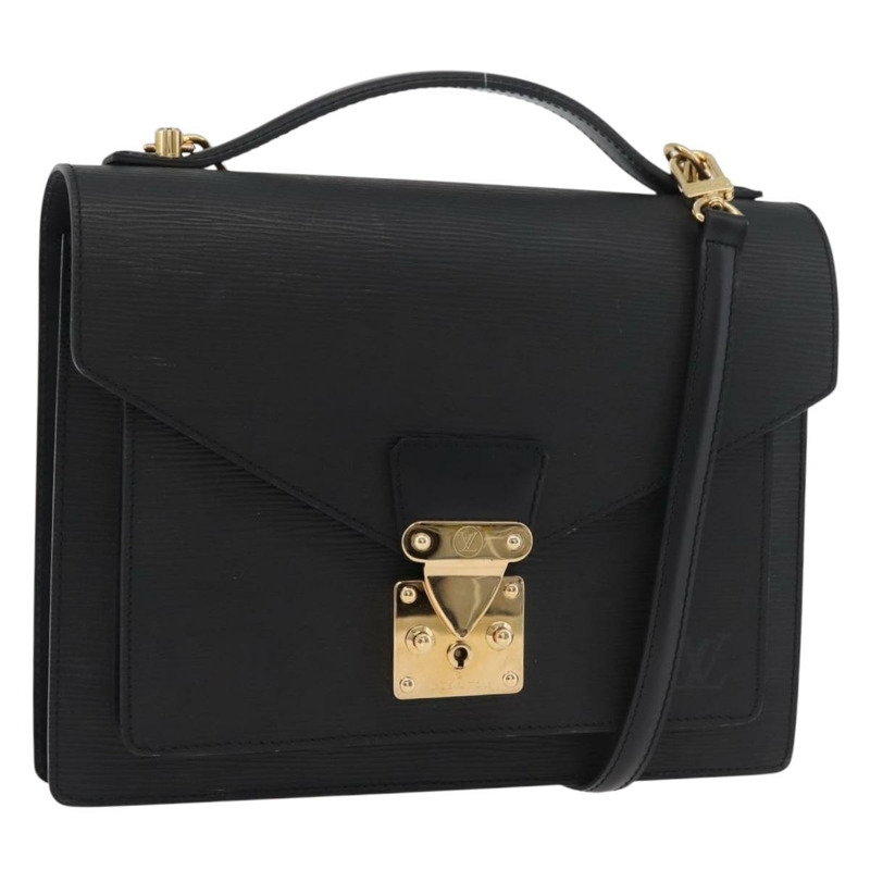 【日本直送】路易威登 Epi Monceau 28 手提包黑色 M52122 LV 正品 ep14190A-0