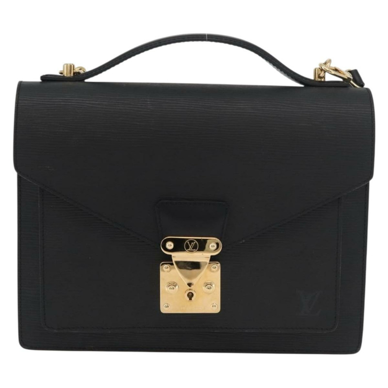 【日本直送】路易威登 Epi Monceau 28 手提包黑色 M52122 LV 正品 ep14190A-12