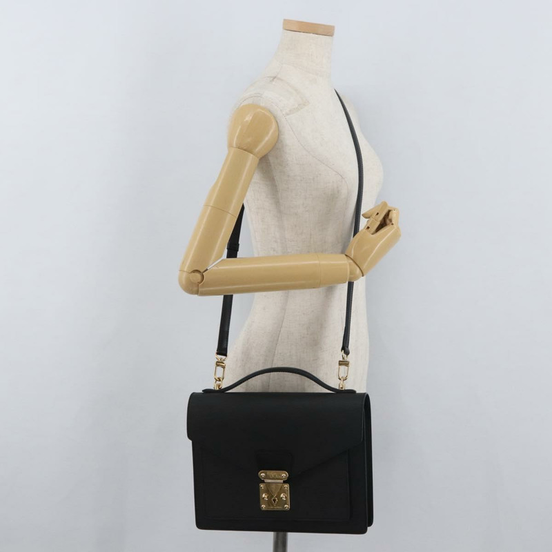 【日本直送】路易威登 Epi Monceau 28 手提包黑色 M52122 LV 正品 ep14190A-28