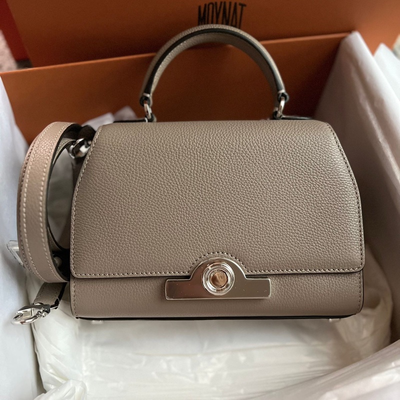 Moynat Rejane BB 灰銀-2