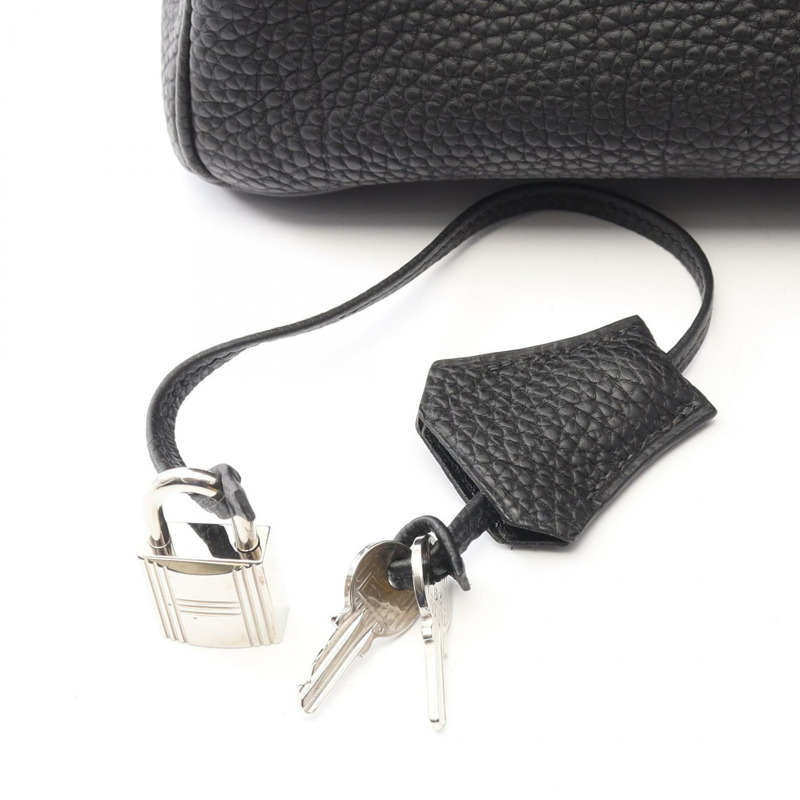 黑色 Togo牛皮 Birkin 35 柏金包 手提包 □G刻 銀扣【HERMES 愛馬仕】-5