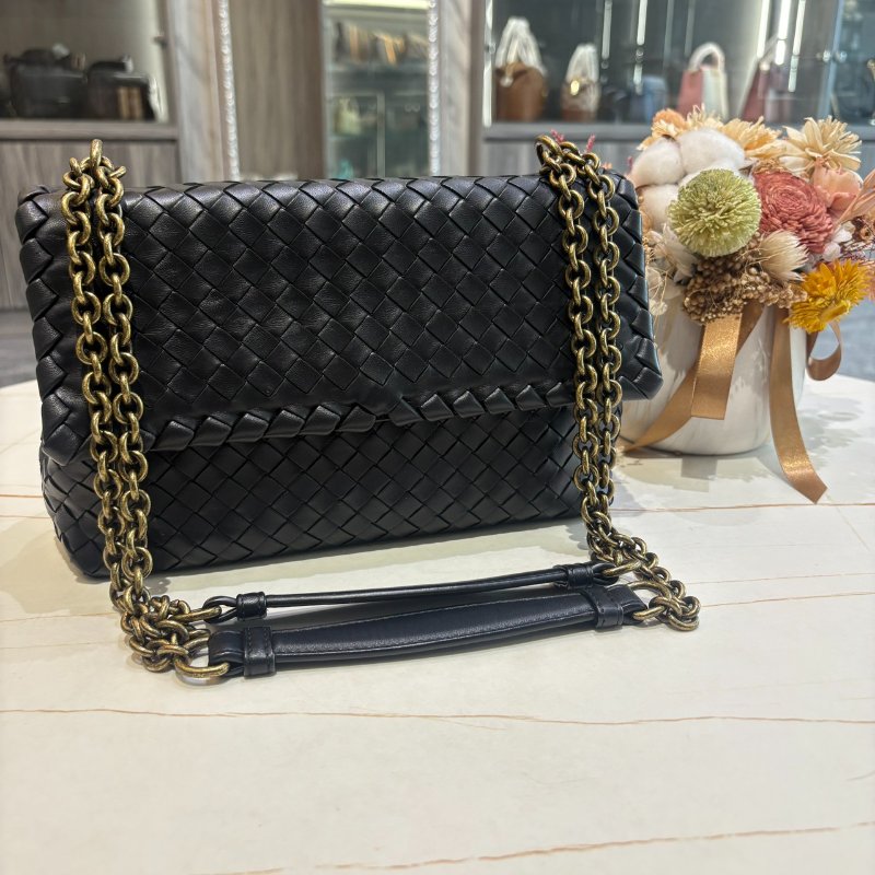 *SHIHNA名牌精品* BOTTEGA VENETA 編織斜背/肩背包-0
