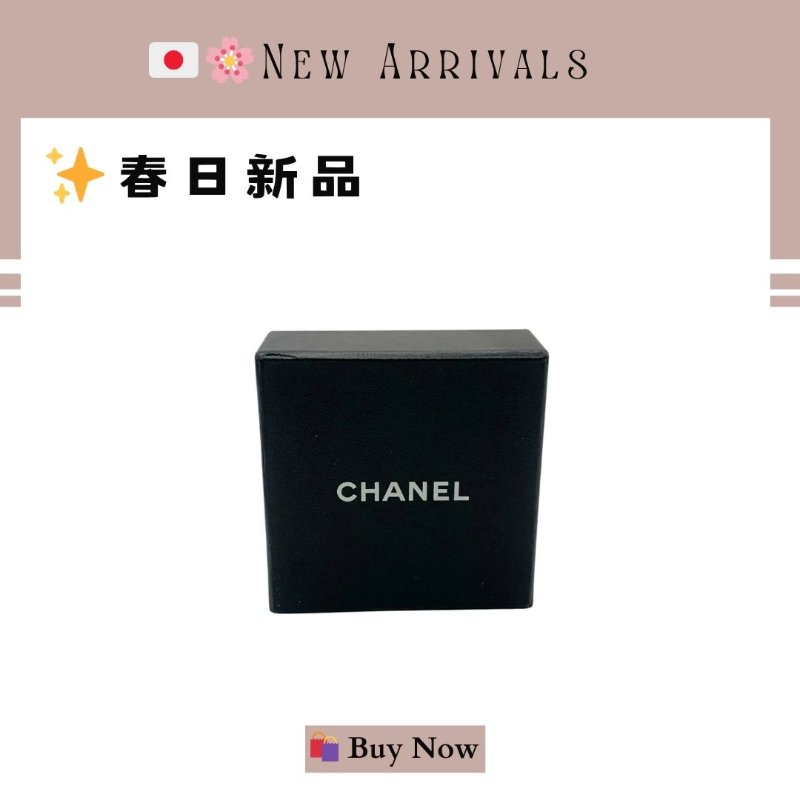 🛍️🎁 26 🔥 4月新品【預訂】 💘 香奈兒 Chanel 經典款金色水鑽耳環 🔥 香奈兒熱賣款 香奈兒經典款耳環 CHANEL EARRING-4