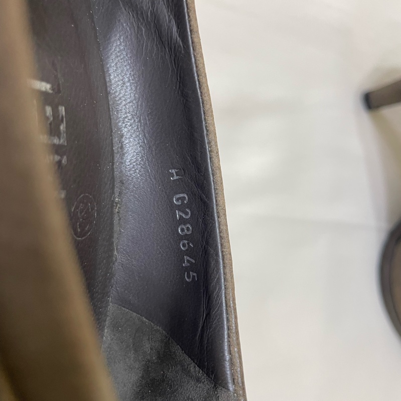 Chanel 菱格紋高跟鞋-12