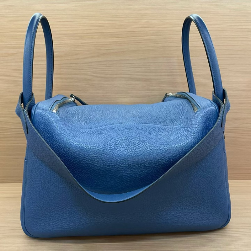 NO:C99 Hermes愛馬仕 LINDY深兰銀扣TC 34，2016年 X 無附件-1