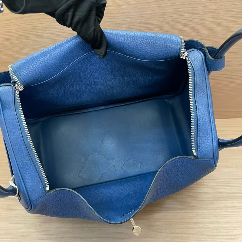 NO:C99 Hermes愛馬仕 LINDY深兰銀扣TC 34，2016年 X 無附件-7