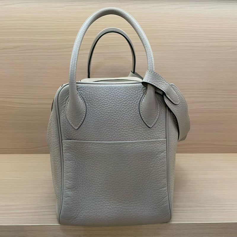 Hermes 愛馬仕 LINDY斑鳩灰 銀扣TC 34，2009年 框m 無附件-2