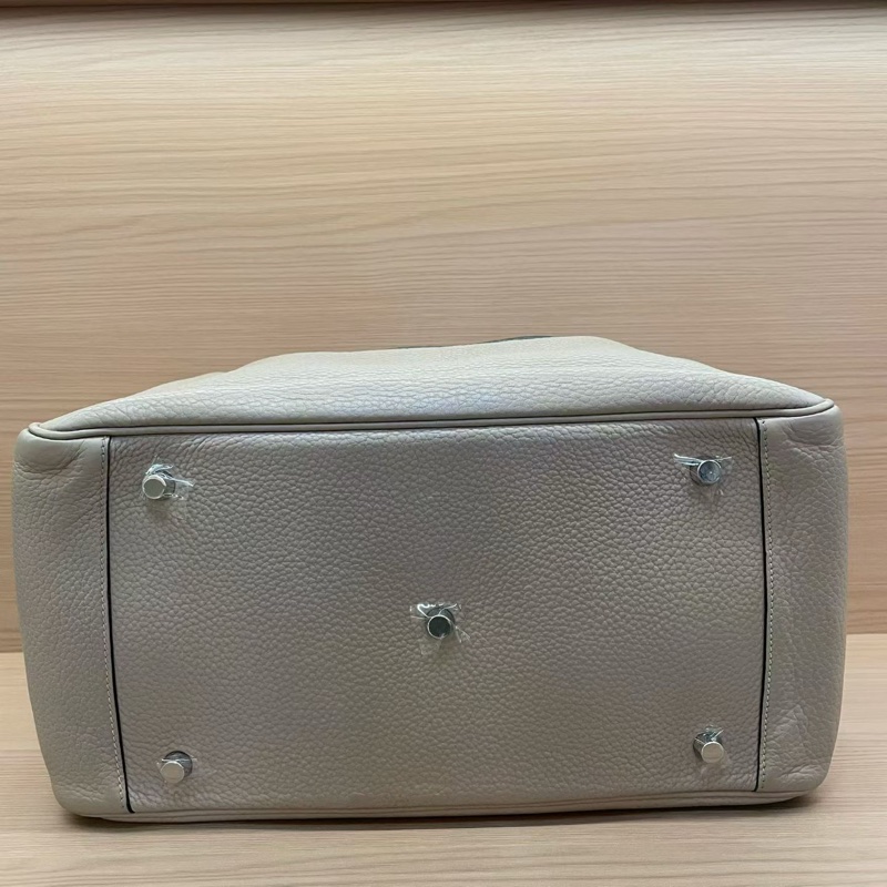 Hermes 愛馬仕 LINDY斑鳩灰 銀扣TC 34，2009年 框m 無附件-5