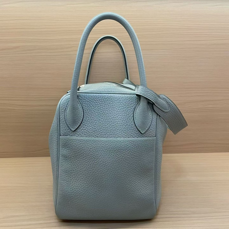 NO：C82 Hermes 愛馬仕 LINDY 灰色 銀扣TC 30 x刻 2016年 無附件-2