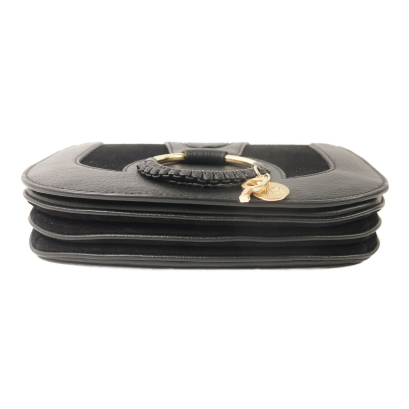 SEE BY CHLOE 麂皮/牛皮皮革Hana Small肩背袋-3