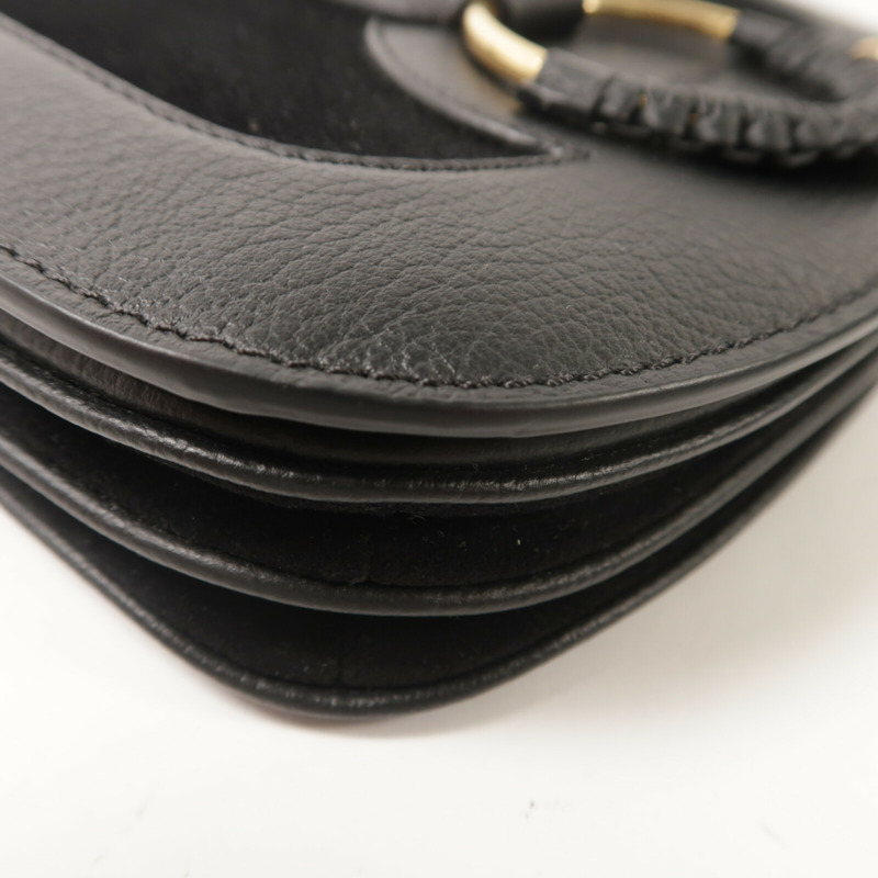 SEE BY CHLOE 麂皮/牛皮皮革Hana Small肩背袋-10