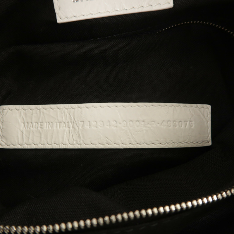 BALENCIAGA 牛皮皮革Crush Tote鏈帶肩背袋-6