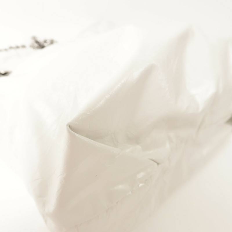 BALENCIAGA 牛皮皮革Crush Tote鏈帶肩背袋-9