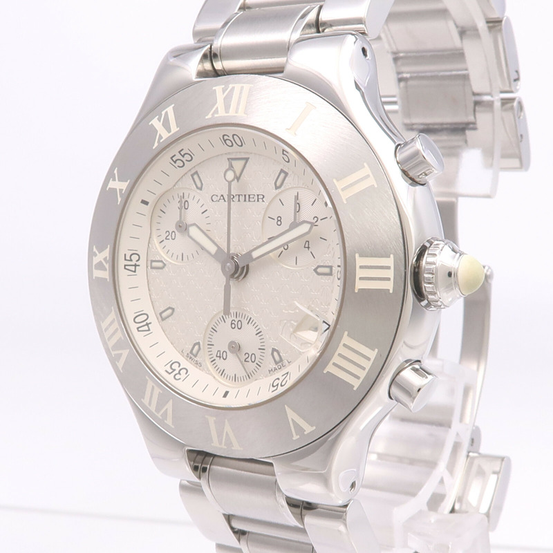 CARTIER Must 21 Chronoscaph W10184U2-2