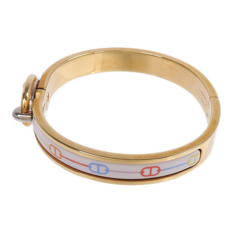 HERMES 金屬/琺瑯Mini Clic Chaine d'Ancre Bracelet手鐲-1
