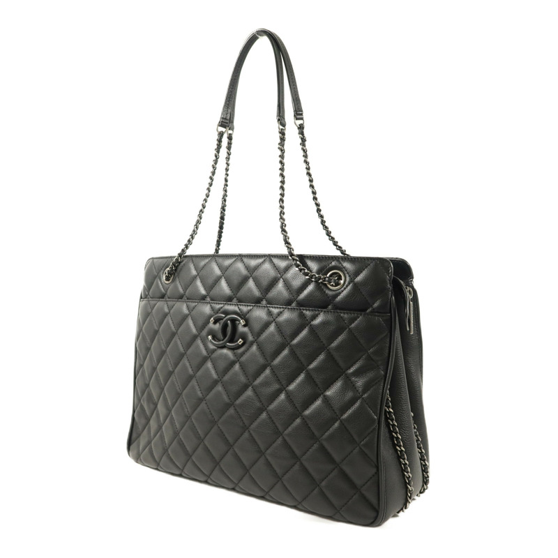 CHANEL 牛皮皮革Quilted Frame In Chain Tote手挽袋-2