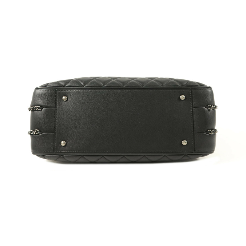 CHANEL 牛皮皮革Quilted Frame In Chain Tote手挽袋-3