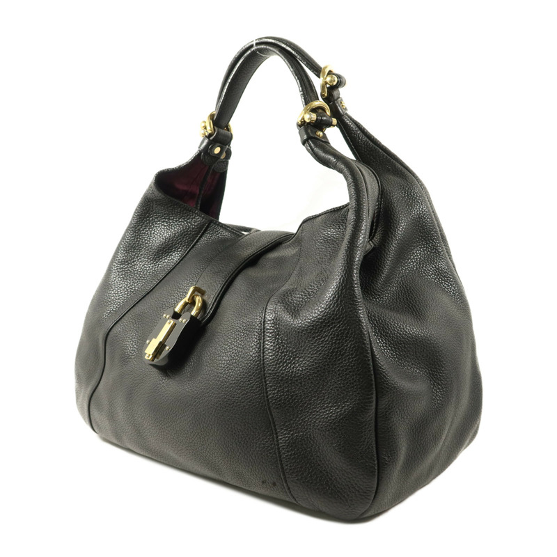 LOEWE 牛皮皮革Calle Hobo Bag肩背袋-2