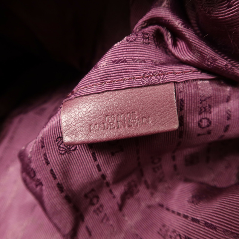 LOEWE 牛皮皮革Calle Hobo Bag肩背袋-6