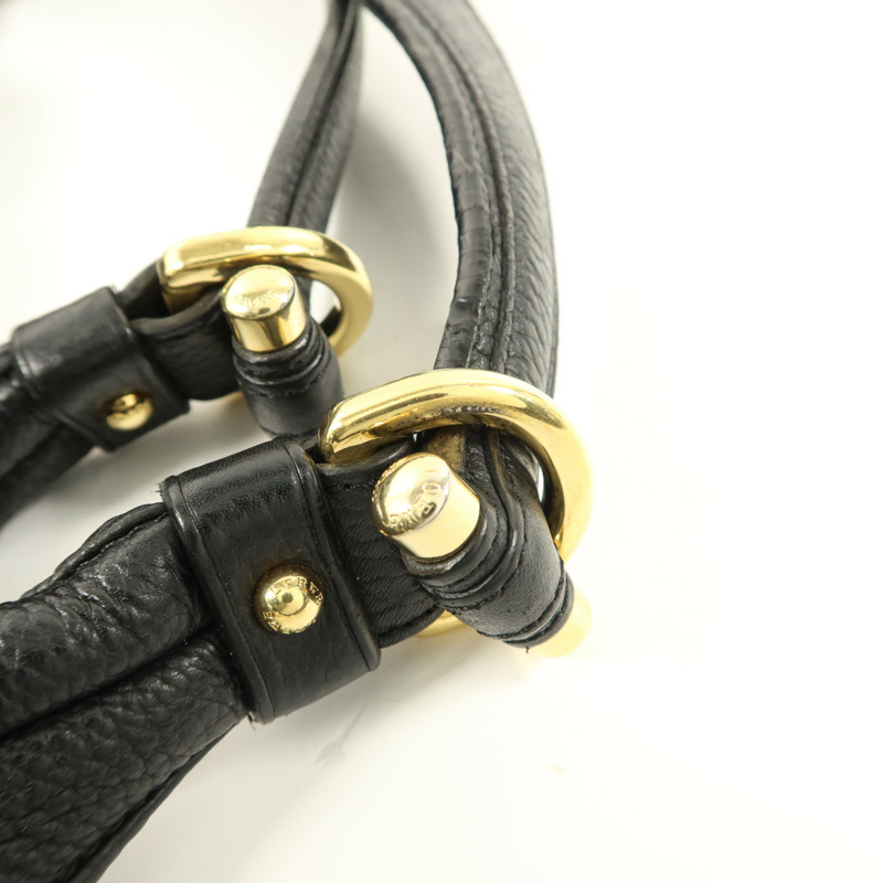 LOEWE 牛皮皮革Calle Hobo Bag肩背袋-10