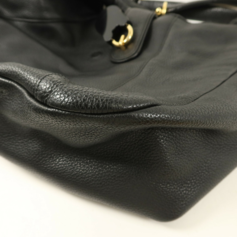 LOEWE 牛皮皮革Calle Hobo Bag肩背袋-11