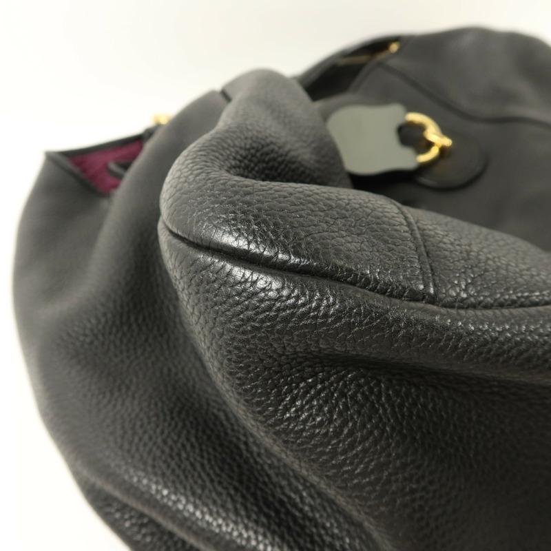 LOEWE 牛皮皮革Calle Hobo Bag肩背袋-12