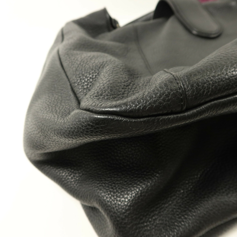 LOEWE 牛皮皮革Calle Hobo Bag肩背袋-14