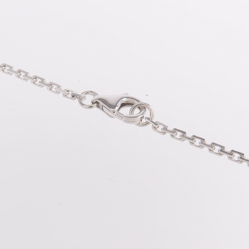 CARTIER 18K白金Love Necklace 3 Diamonds鑽石項鍊-4