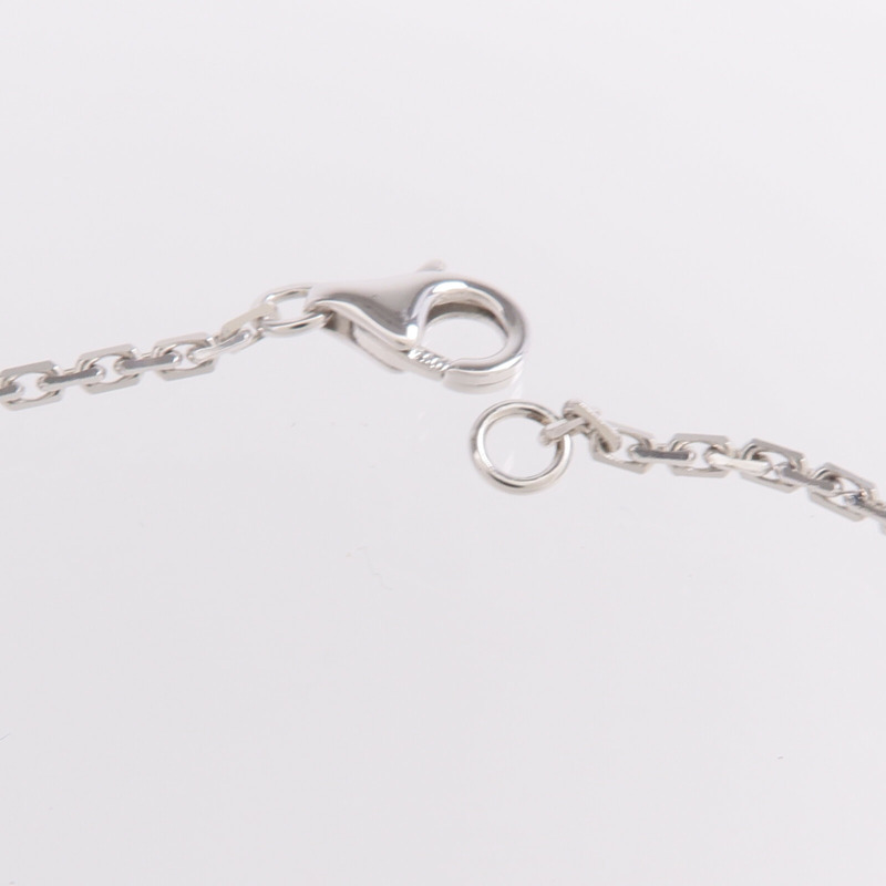 CARTIER 18K白金Love Necklace 3 Diamonds鑽石項鍊-5