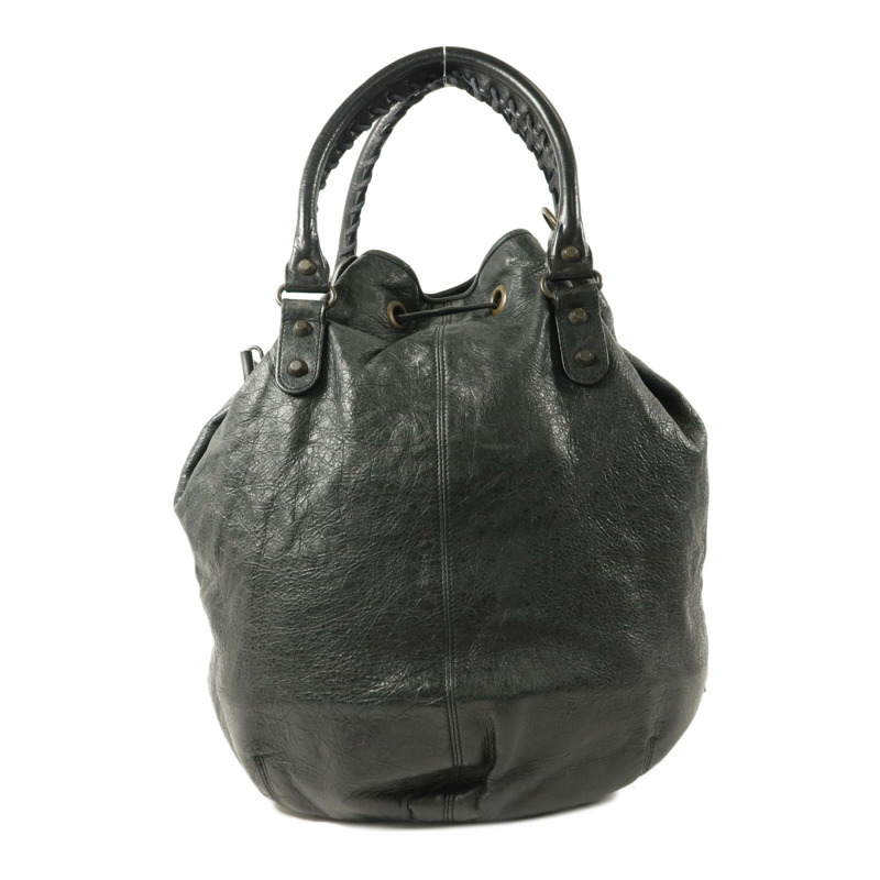 BALENCIAGA 牛皮皮革Classic Pompon手挽肩背兩用袋-1