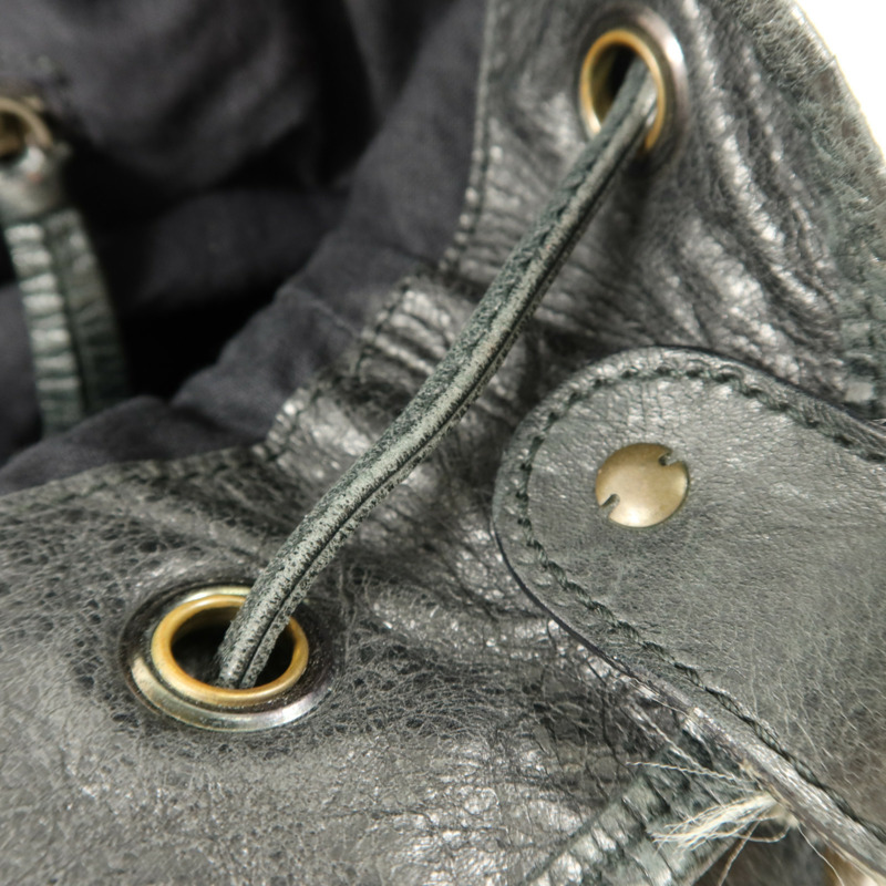 BALENCIAGA 牛皮皮革Classic Pompon手挽肩背兩用袋-11