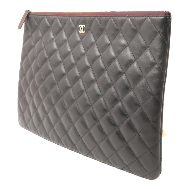 CHANEL 羊皮皮革Clutch手拿包-1