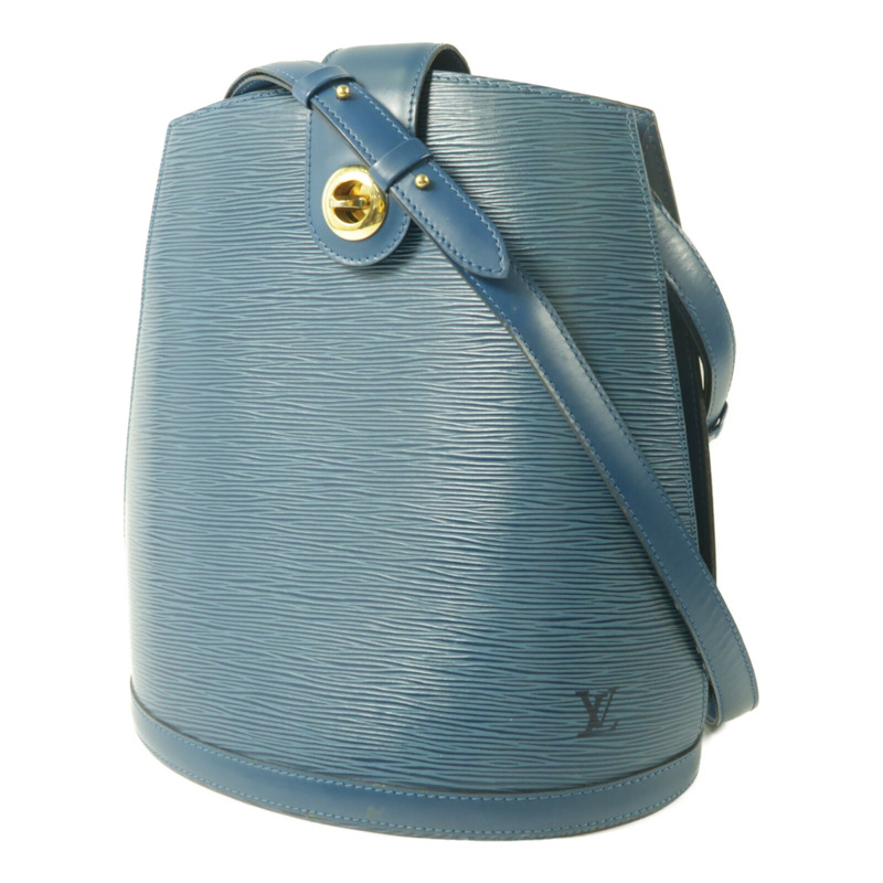 LOUIS VUITTON Epi 1993 Blue Epi Cluny肩背袋-1