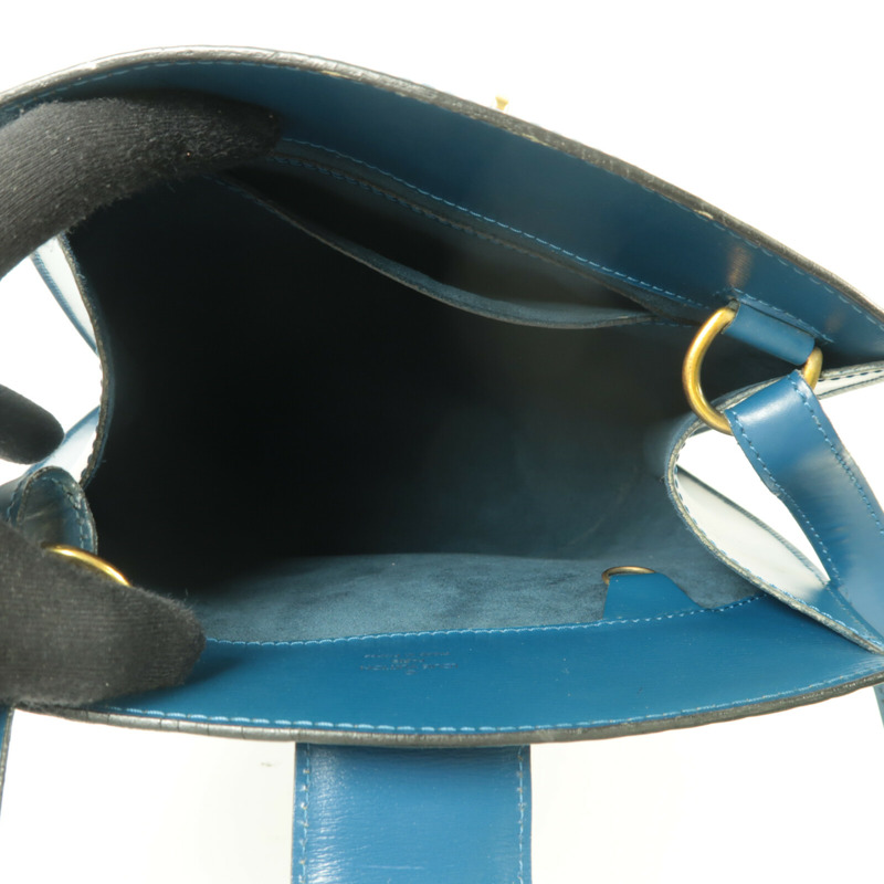 LOUIS VUITTON Epi 1993 Blue Epi Cluny肩背袋-4