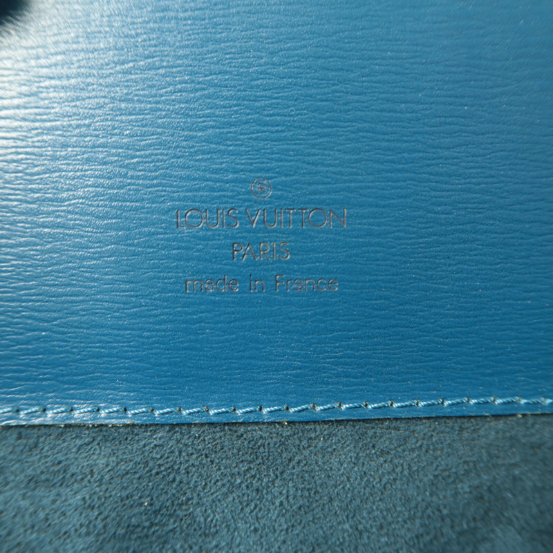 LOUIS VUITTON Epi 1993 Blue Epi Cluny肩背袋-5