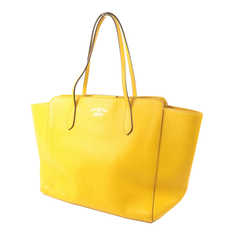 GUCCI 牛皮皮革Swing Large Tote手挽袋-1